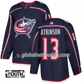 Blue Jackets Hockeydrakt Cam Atkinson 13 2017-2018 Blå Adidas Authentic - Barn
